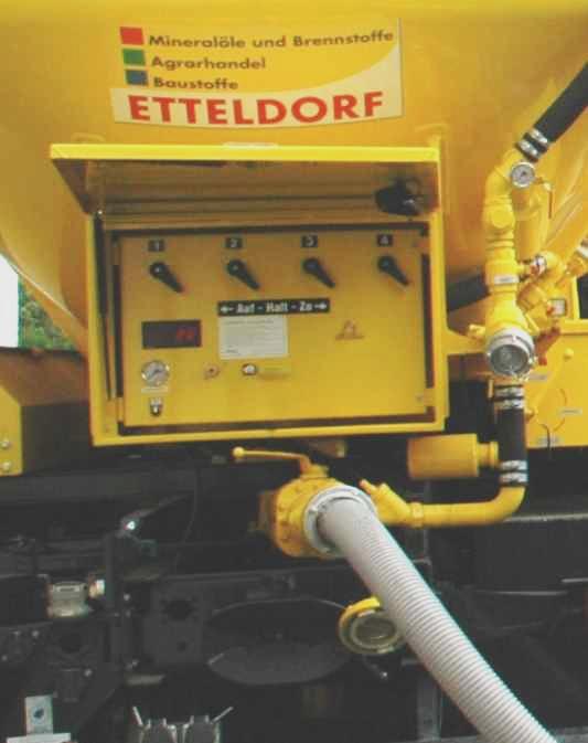 Foto: Schlauch-Waage für lose Holzpellets