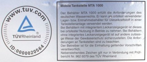 Foto: TÜV-Plakette