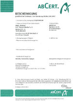 Öko-Zertifikat 2015