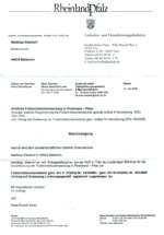 Bescheinigung Futtermittelunternehmer